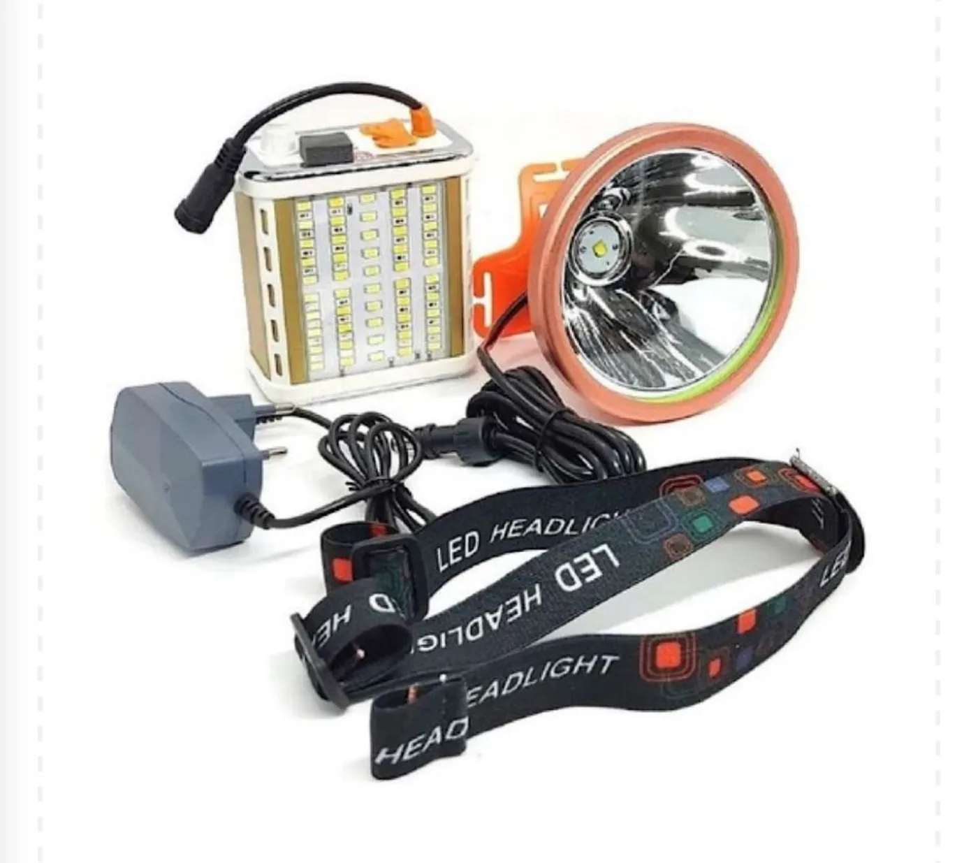 FOCO RECARGABLE H63 500W – LUZ BLANCA