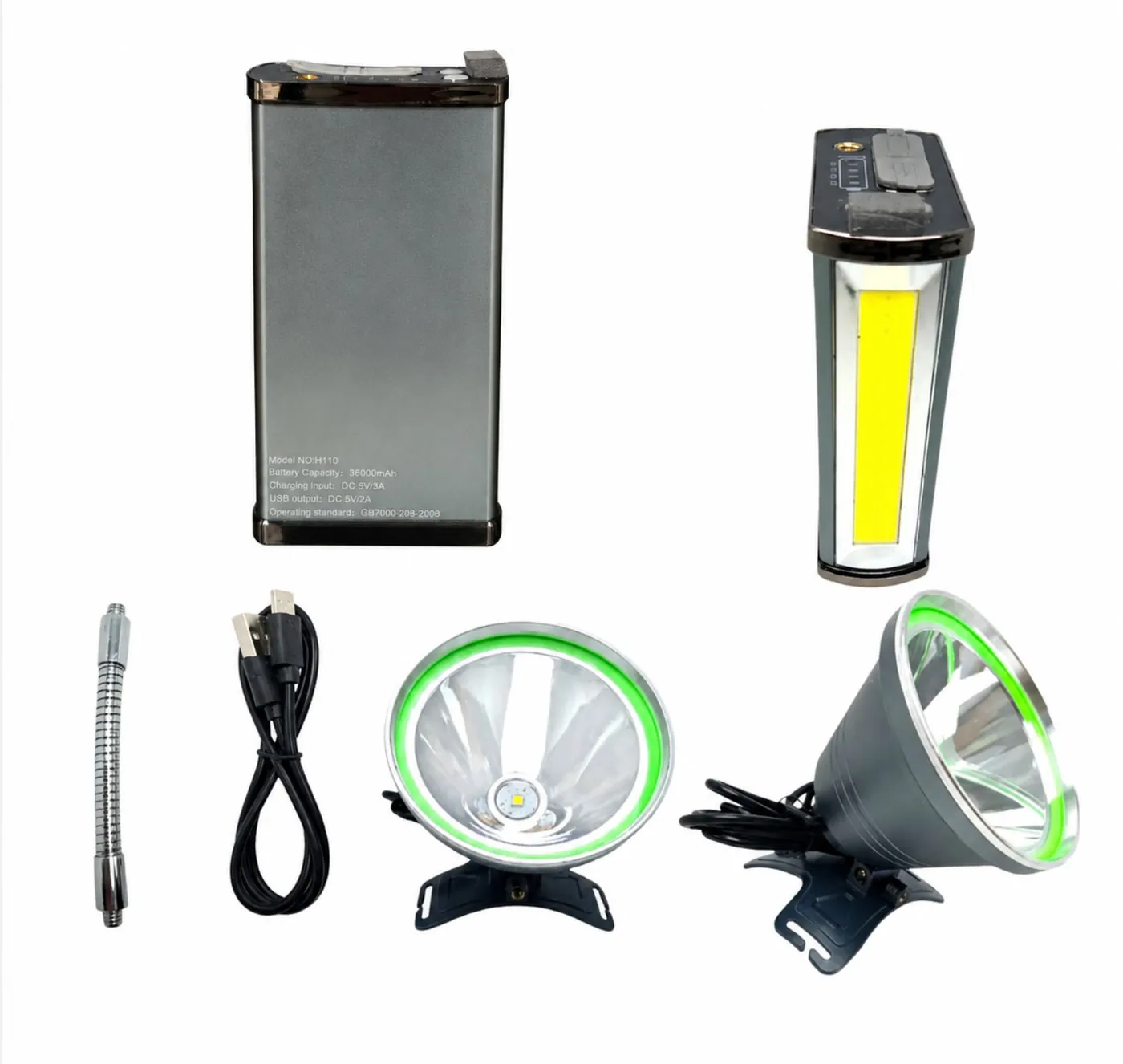 FOCO RECARGABLE H110 1200W – LUZ ROJA