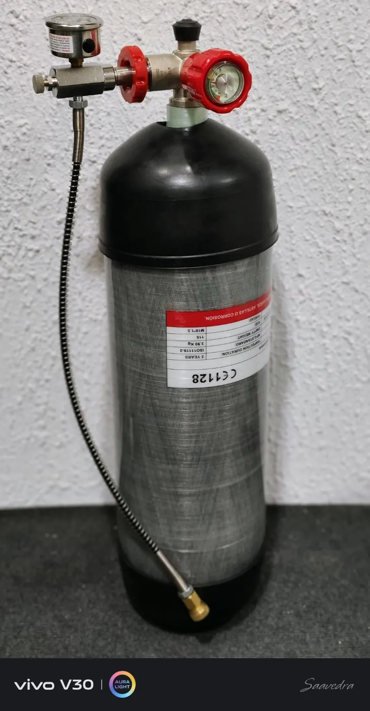 SCUBA PCP APOLO FIBRA DE CARBONO 6.8L