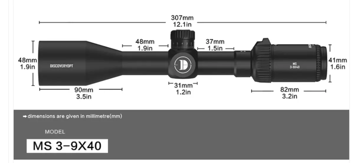 Discoveryopt MS 3-9X40-L