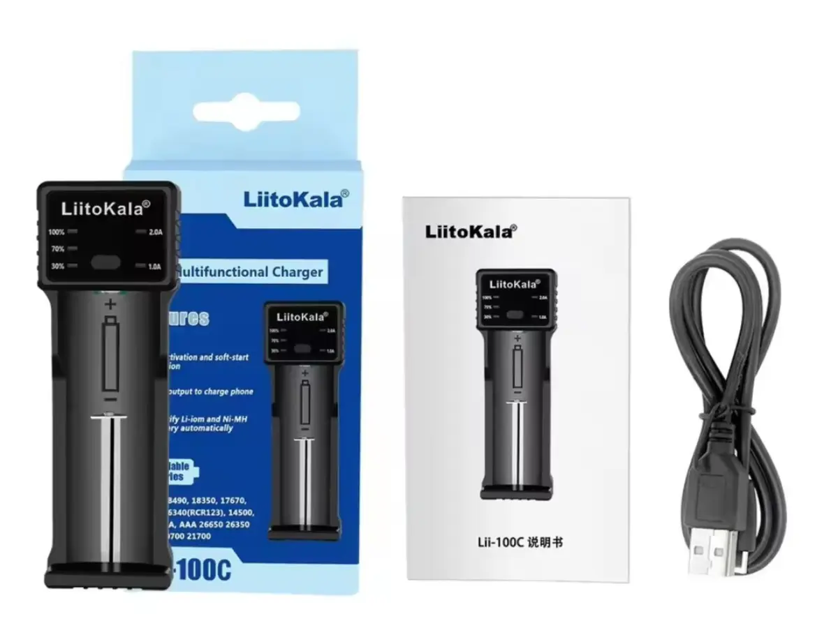 Cargador Liitokala Lii-100C